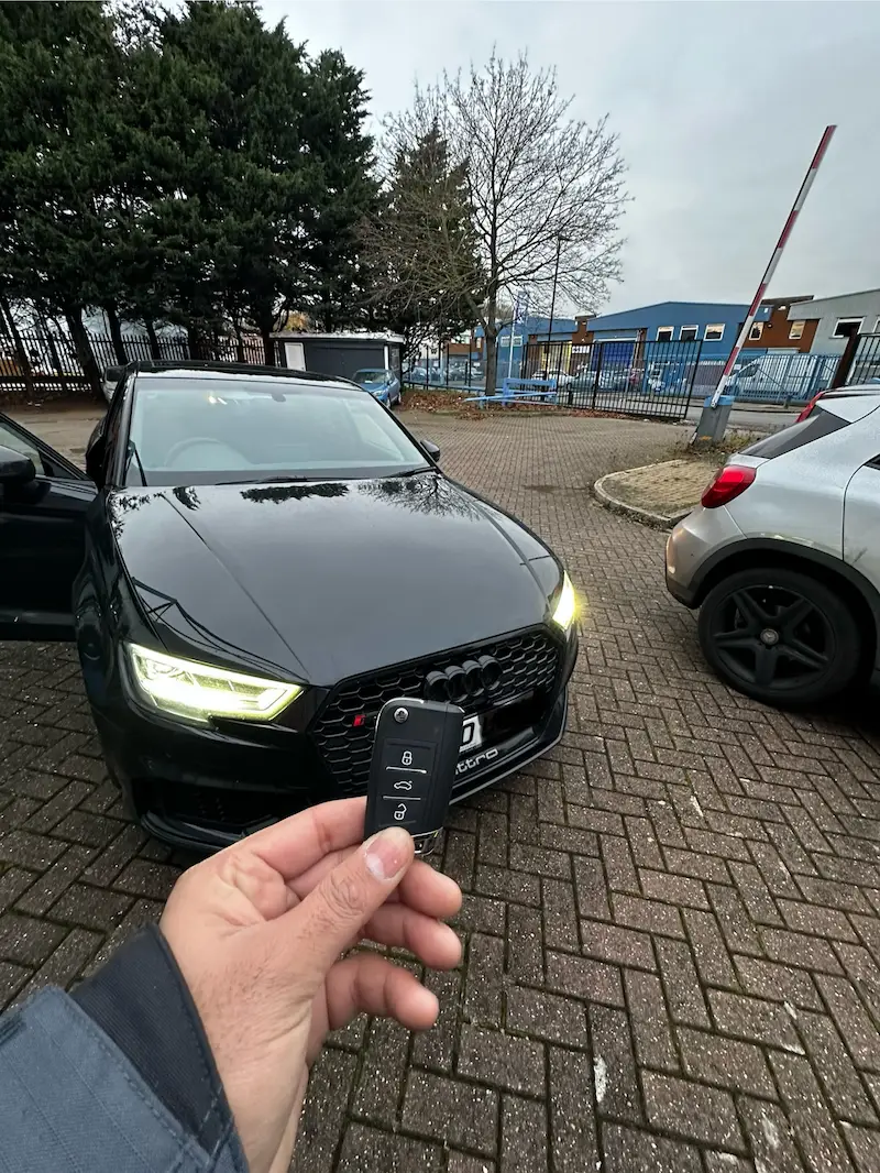 Audi RS3 8V0 key programmed East London