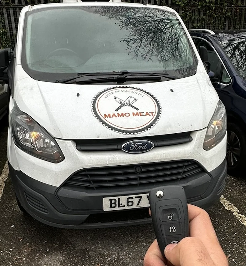 Mamo Meat fleet van key programming — mobile auto locksmith East London
