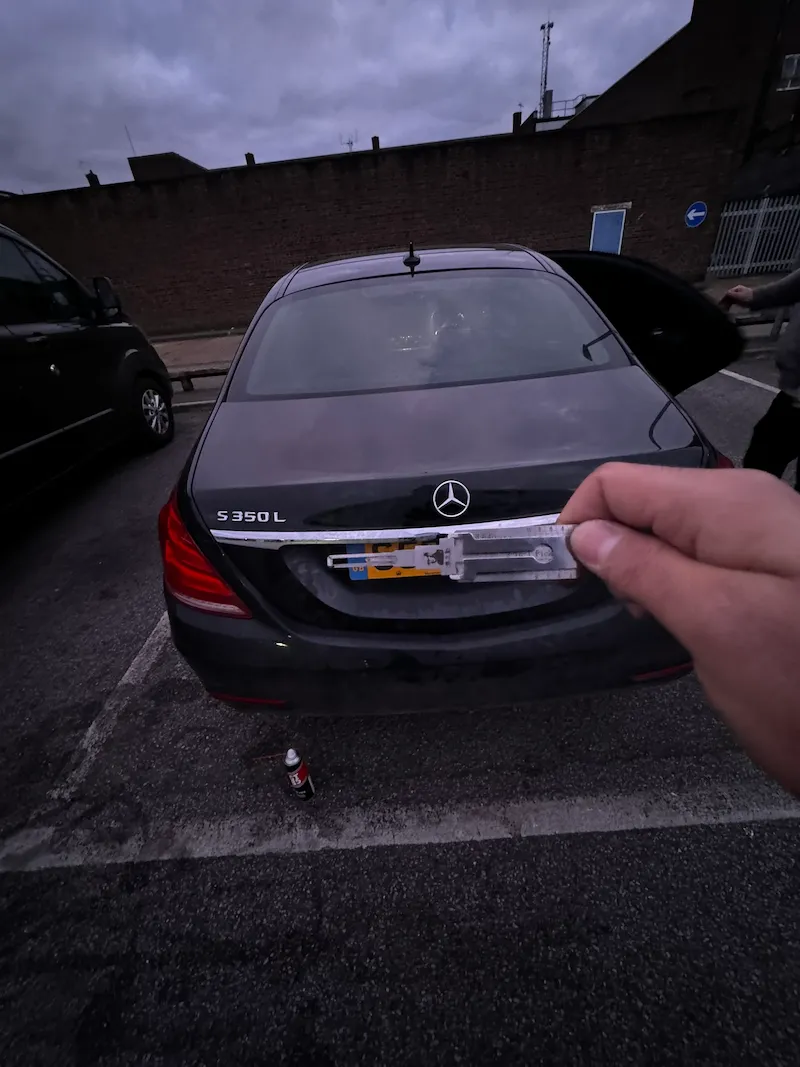 Mercedes S-Class vehicle lockout non-destructive entry